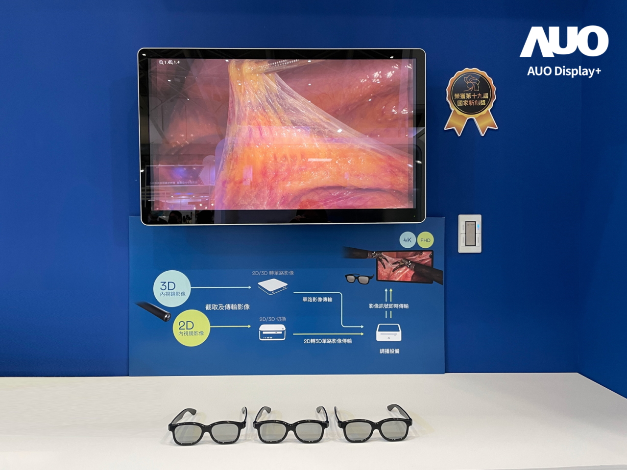 達擎寬視角3D醫療顯示器，協助醫護團隊成員於手術進行時，皆能看到一致性的3D影像，提高溝通效率，使手術更精準、快速完成達擎寬視角3D醫療顯示器，協助醫護團隊成員於手術進行時，皆能看到一致性的3D影像，提高溝通效率，使手術更精準、快速完成