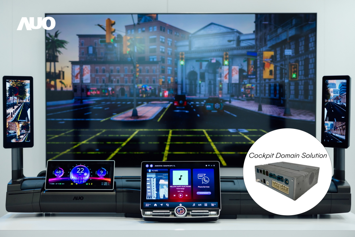友達「智慧座艙域控解決方案」可做為車內運算的核心平台，驅動創新人機介面與豐富的座艙應用，獲得台灣精品標誌肯定
