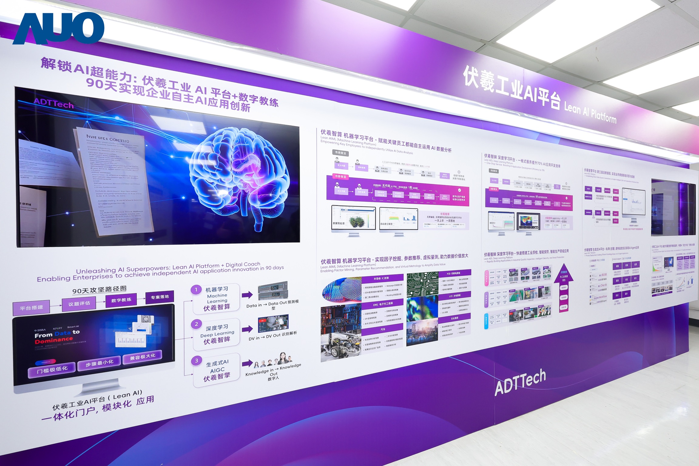 jinnian金年会历年来丰硕的智造经验与成果，进一步由子公司达智汇向外部输出，转化为可落地、可持续进化的数字解决方案，依托自主研发的数字平台与AI模型，至今已服务超过千家企业