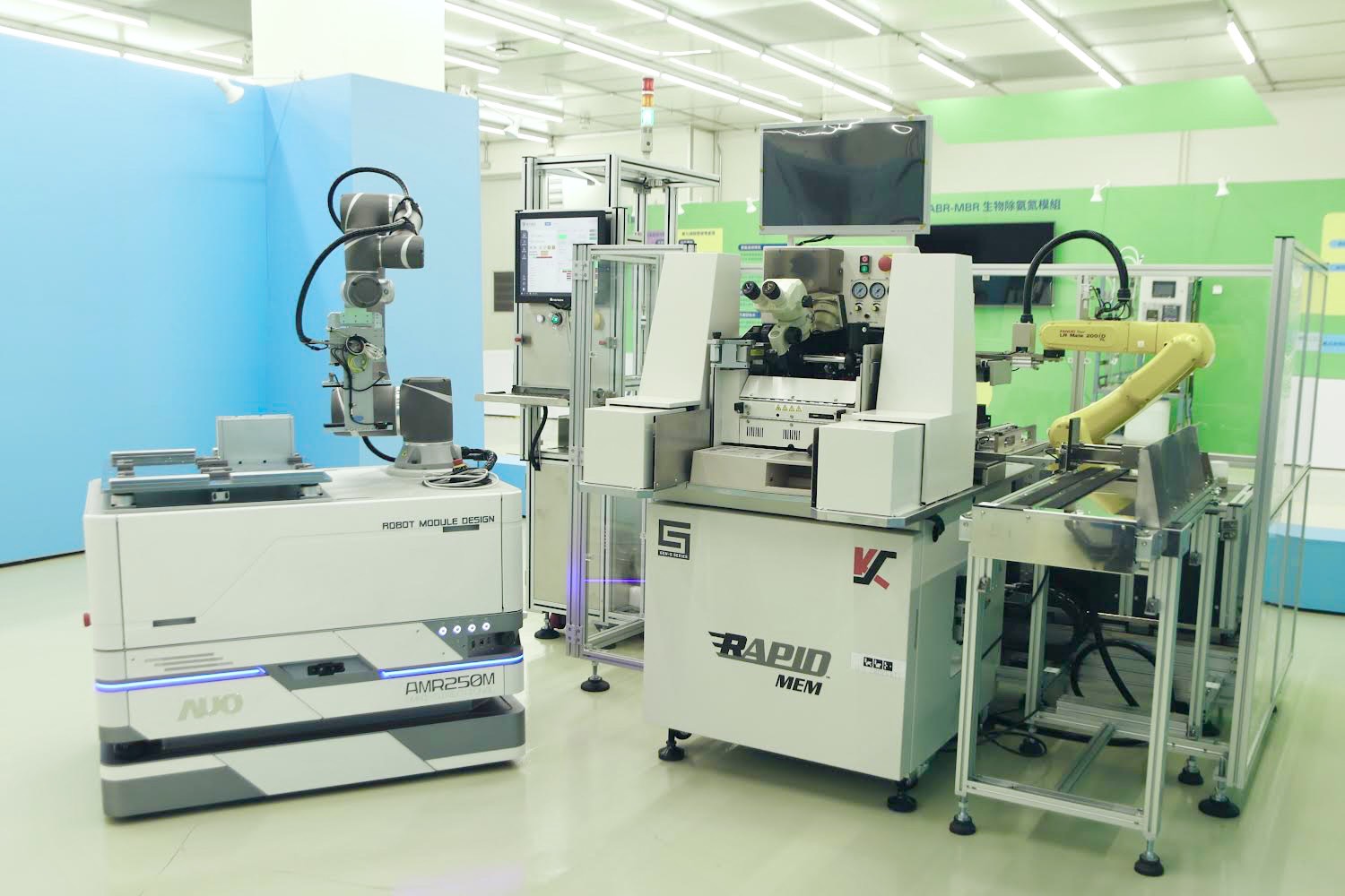 友達數位攜手半導體設備大廠K&S及夥伴樂宇精密，針對半導體封裝場域痛點，提供iAMHS一站式解決方案，創造產能提升至少10%的效益