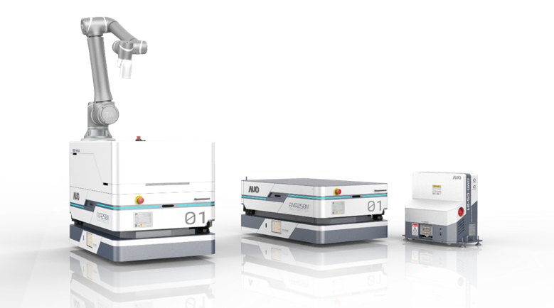 友達數位開發的自主式移動機器人（AMR250M），搭配全向輪並結合AI演算法、2D LiDAR、3D攝影機等技術，協助客戶實現產線全自動化